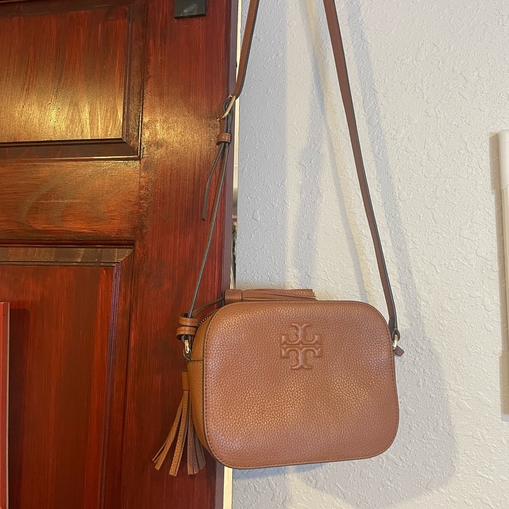 Tory Burch brown crossbody handbag
